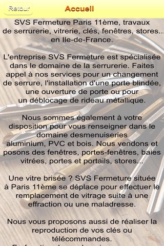 SVS Fermeture screenshot 3