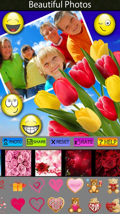 Flower Greeting Frames and Stickers screenshot-4