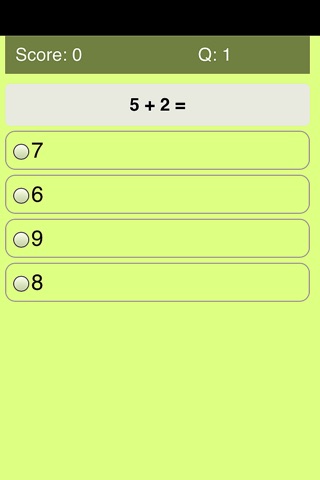 Basic Addition Practice Quiz screenshot 3