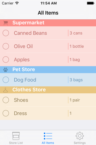 The Shopping List App screenshot 2