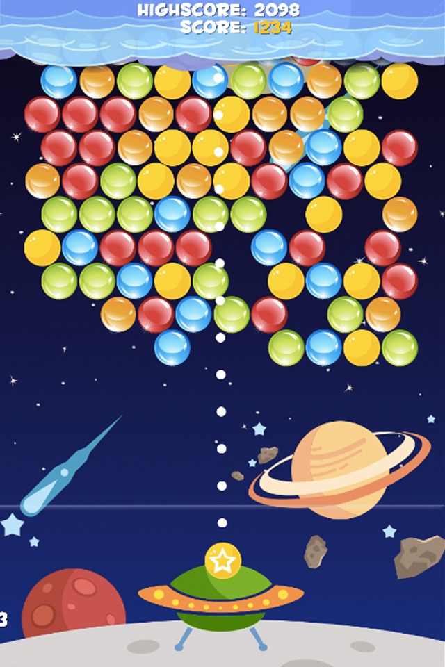 Bubble Cloud Planet Mania - Popping Shooter Puzzle Free Game screenshot 3