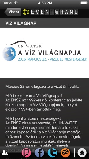 Víz Világnapja EVENT@HAND(圖2)-速報App