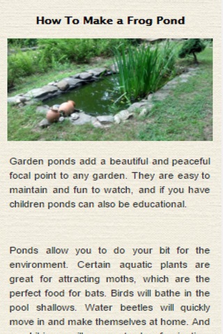 How To Build A Pond screenshot 3