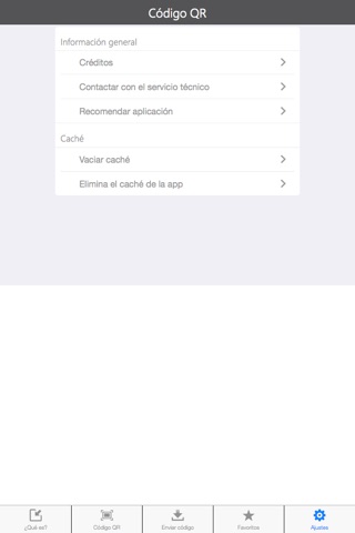 Código QR - edición Española screenshot 3
