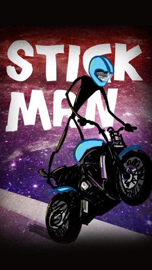 摩托車自行車賽追逐遊戲免費 (A Stickman Motorcycle Space Racing Game)(圖1)-速報App