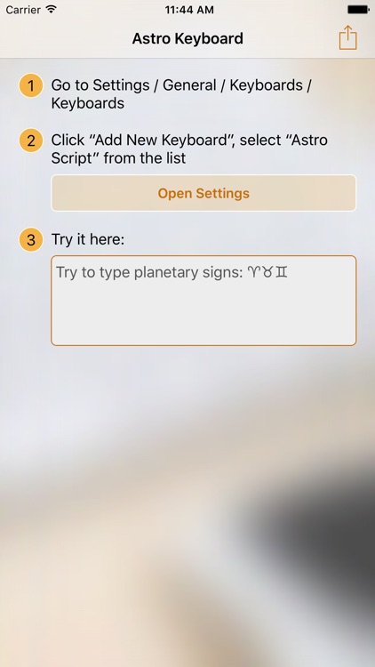 Astro Keyboard for Astrology and Astronomy