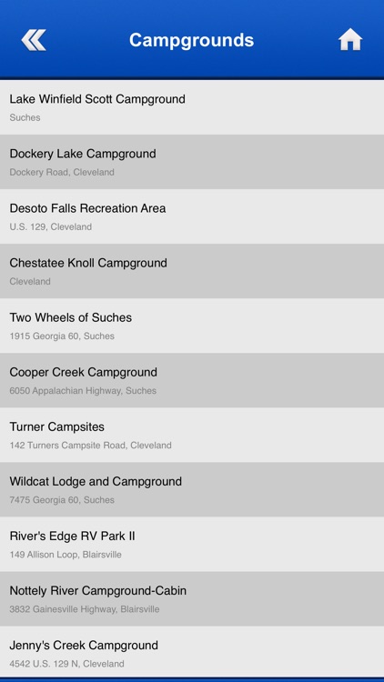 Georgia Campgrounds and RV Parks screenshot-4