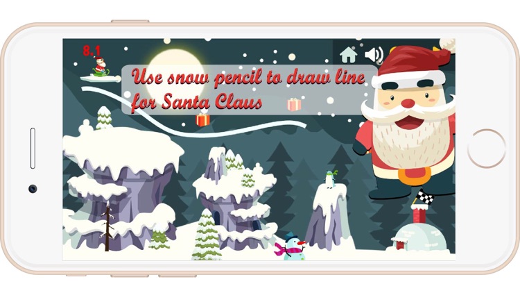 Snow Line Puzzle: Christmas Games for Noel Eve