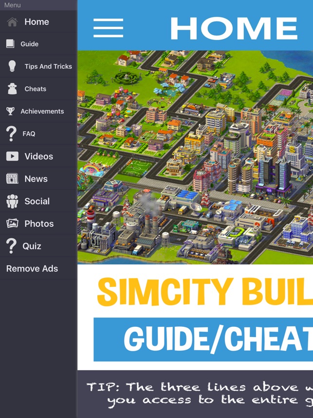 Companion Guide Cheats For Simcity Buildit V App Storu