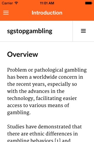 eGambling Intervention screenshot 2