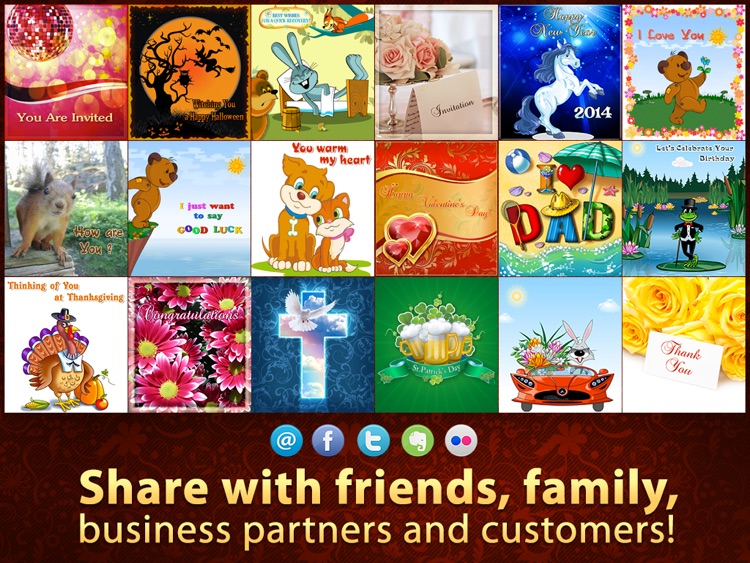 eCard Express HD: Personal and Business eGreetings