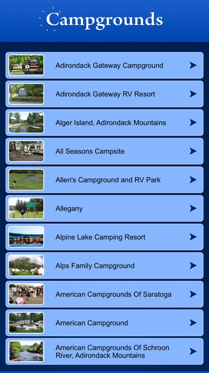 New York Campgrounds and RV Parks
