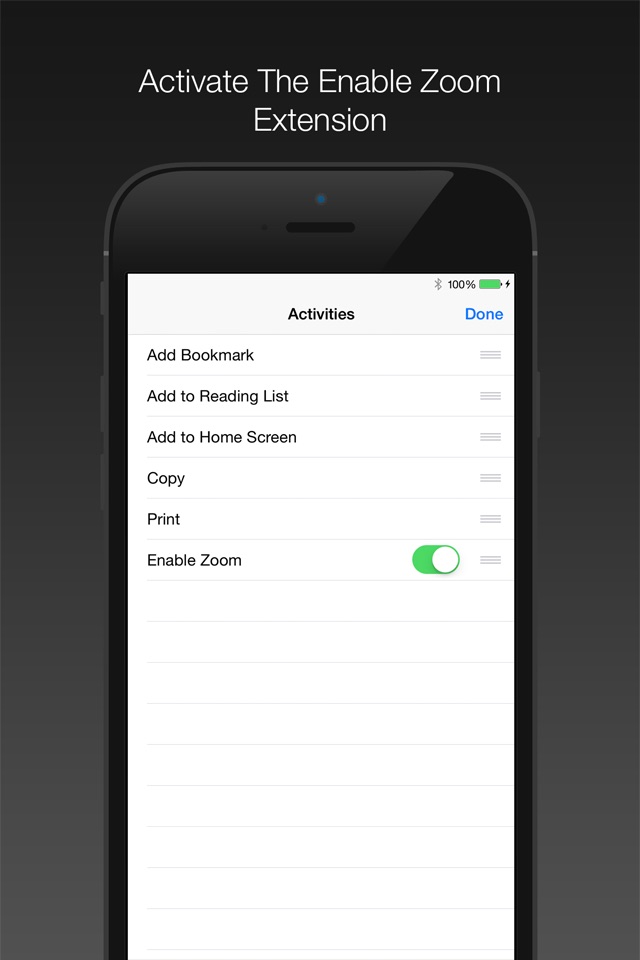 Enable Zoom App Extension screenshot 2