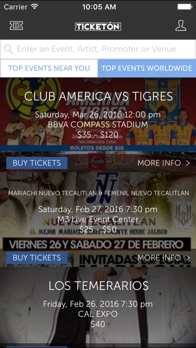 【图】Ticketon Events(截图1) 【图】Ticketon Events(截图1)