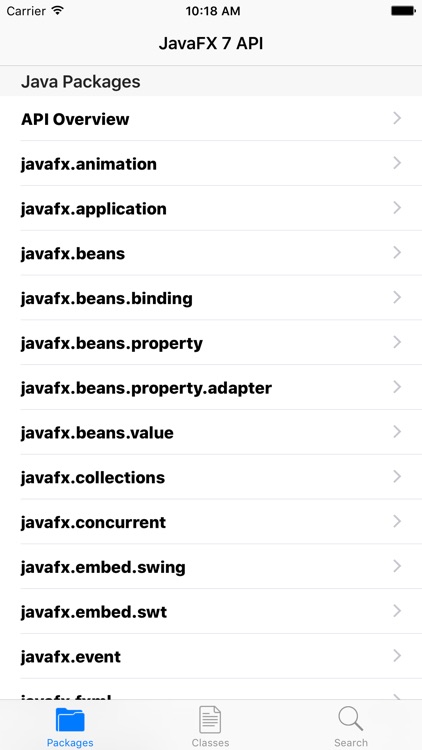 JDoc - JavaFX 7 API