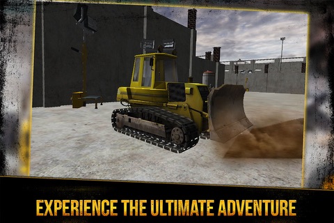 Construction excavator crane driver 3D- realistic parking simulator screenshot 2