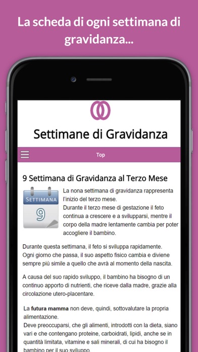 Telecharger Settimane Gravidanza Calendario Di Gravidanza Pour Iphone Ipad Sur L App Store Forme Et Sante