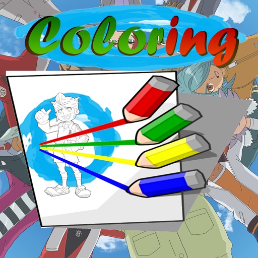 Coloring Kids Game Inazuma Eleven Edition iOS App