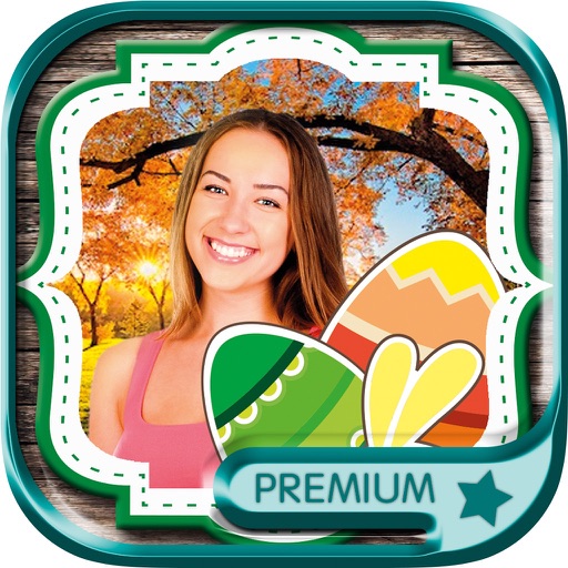 Photo editor of Easter Raster Camera to collage holiday pictures in frames - Premium icon