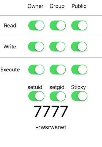 Chmod Calculator - náhled