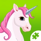 Cute Ponies & Unicorns Jigsaw Puzzles : free logic game for toddlers, preschool kids and little girls