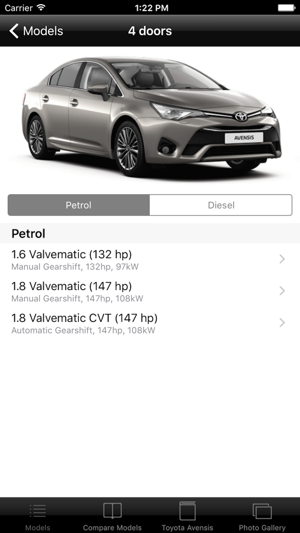 Specs for Toyota Avensis T270 2015 edition(圖2)-速報App