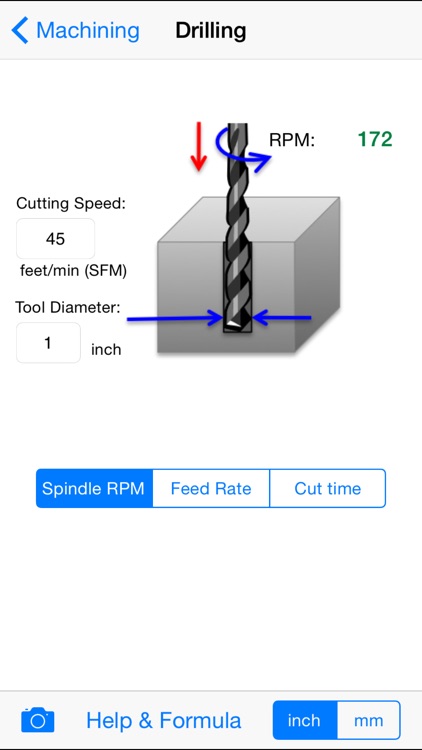 Machining App for Machinists with Milling Turning and Drilling References