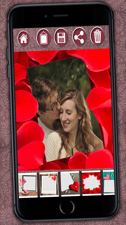 Love photo frames Photomontage love frames to edit your romantic images – Premium