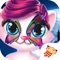 Baby Cat Colored Drawing - Pets Face Paint/Dress Up And Design Salon