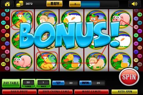 Super Farm Slots & Wild Tiger Way to Las Vegas Casino screenshot 4