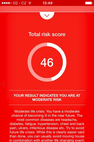 Stress Test - risk calculator of life stress - náhled