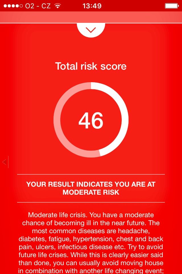 Stress Test - risk calculator of life stress screenshot 3