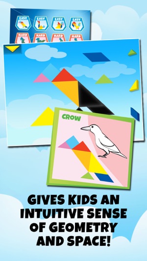 Kids Learning Puzzles: Birds, Tangram Playground(圖2)-速報App