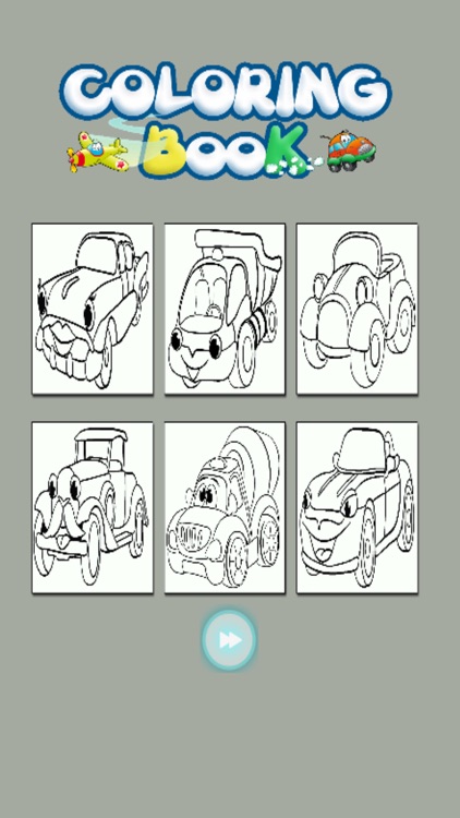 Kids Coloring Book - Cute Small Car Toyama