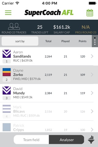 SuperCoach 2022 screenshot 3