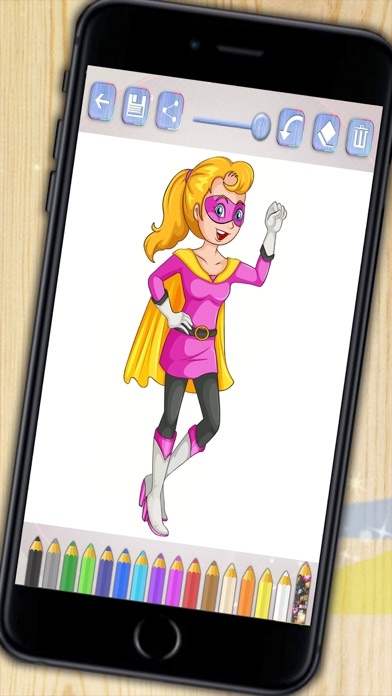 How to cancel & delete Superheroes coloring book. Paint heroes and heroines who save the world from iphone & ipad 2