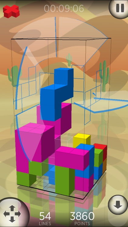 Fragmental 3D Lite - Build Lines with Falling Blocks!