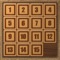 A sliding puzzle that consists of a frame of numbered square tiles in random order with one tile missing