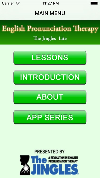 English Pronunciation Therapy - The Jingles - Lite