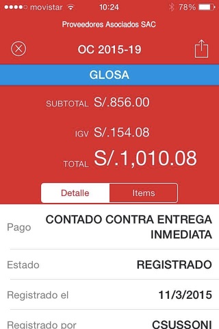 CIS : Módulo de Aprobaciones screenshot 2