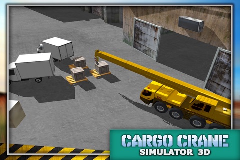 Heavy Cargo Construction Crane Simulator 3D screenshot 2