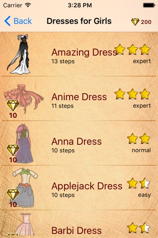 Easy To Draw Dresses For Dolls screenshot 2