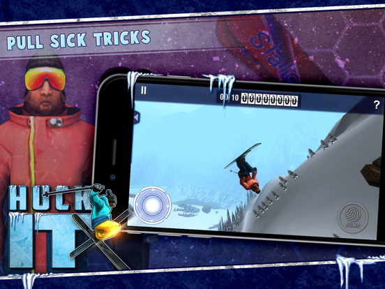 Huck It Skiing 3D iPad app afbeelding 3