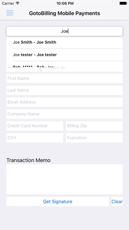 gotoBilling Mobile Payments