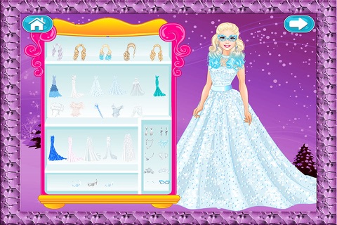 The Snow Princess Dress Up screenshot 4