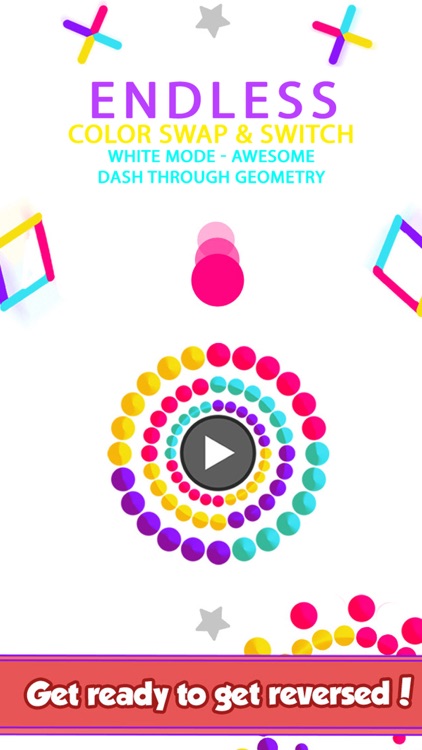 Endless Color Swap & Switch White Mode - Awesome Dash Through Geometry