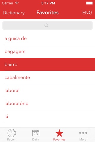 Verbis Pocket Dictionary – dictionary of contemporary English and Portuguese terms screenshot 3