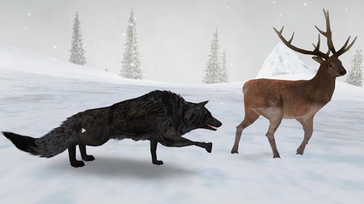 Wolf Simulator 2016. Real Howling Wild Wolves In Virtual Hunting screenshot-4