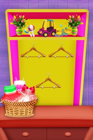 Ironing Newborn Clothes washing girls games for babies screenshot 4