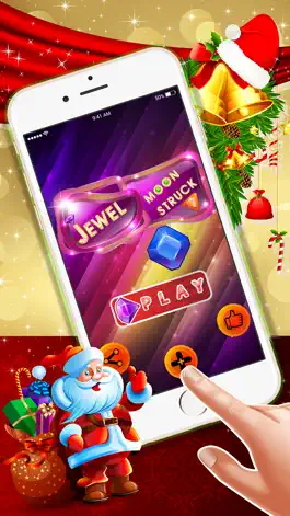 Game screenshot Jewel Moonstruck : - A fun match 3 game of colorful jewels for Christmas season. mod apk